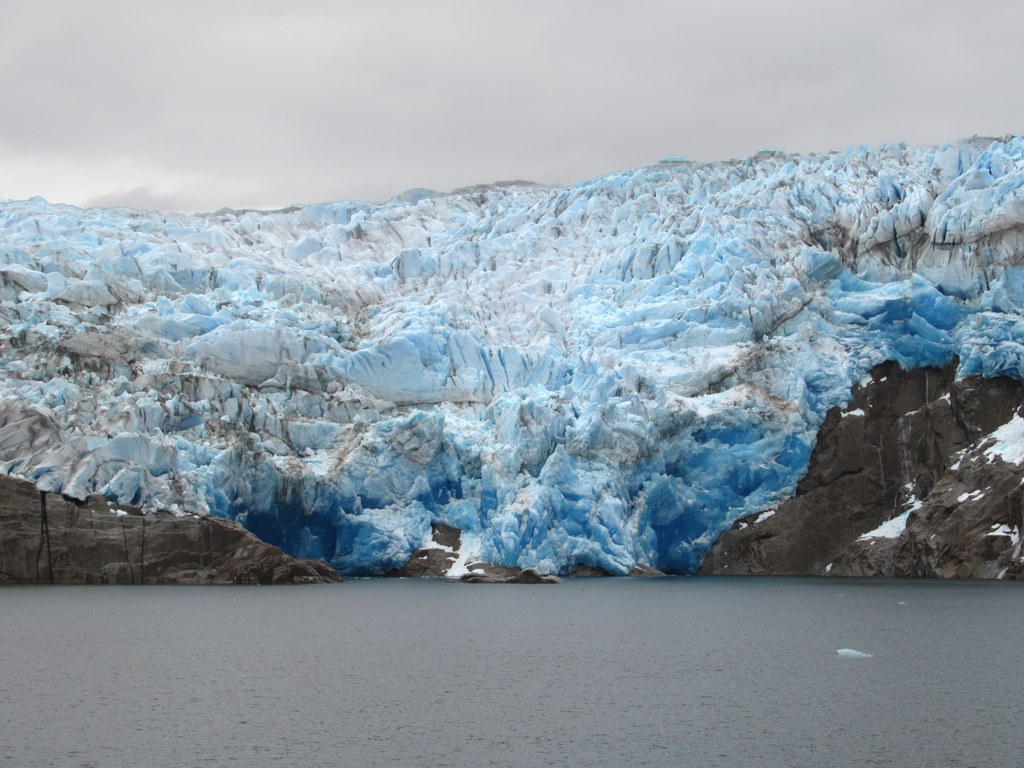 Uno de los paisajes del Glaciar Pío XI. 