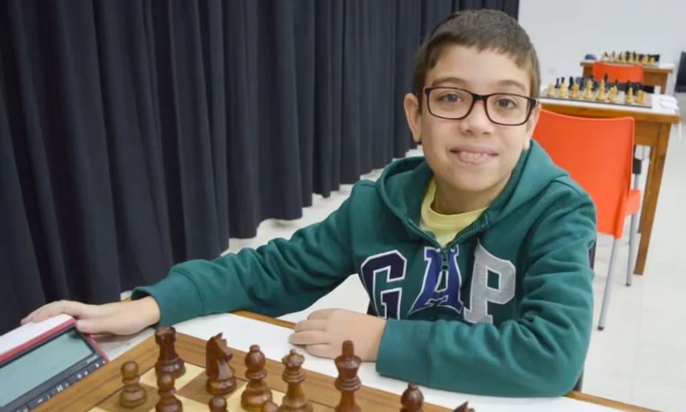 Faustino Oro - Niño ajedrecista argentino