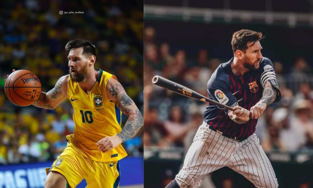 Messi - Basketball y Baseball