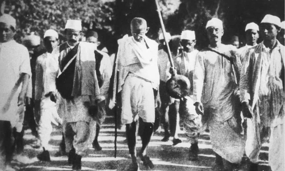 12 de marzo - Marcha de la sal, Mahatma Ghandi