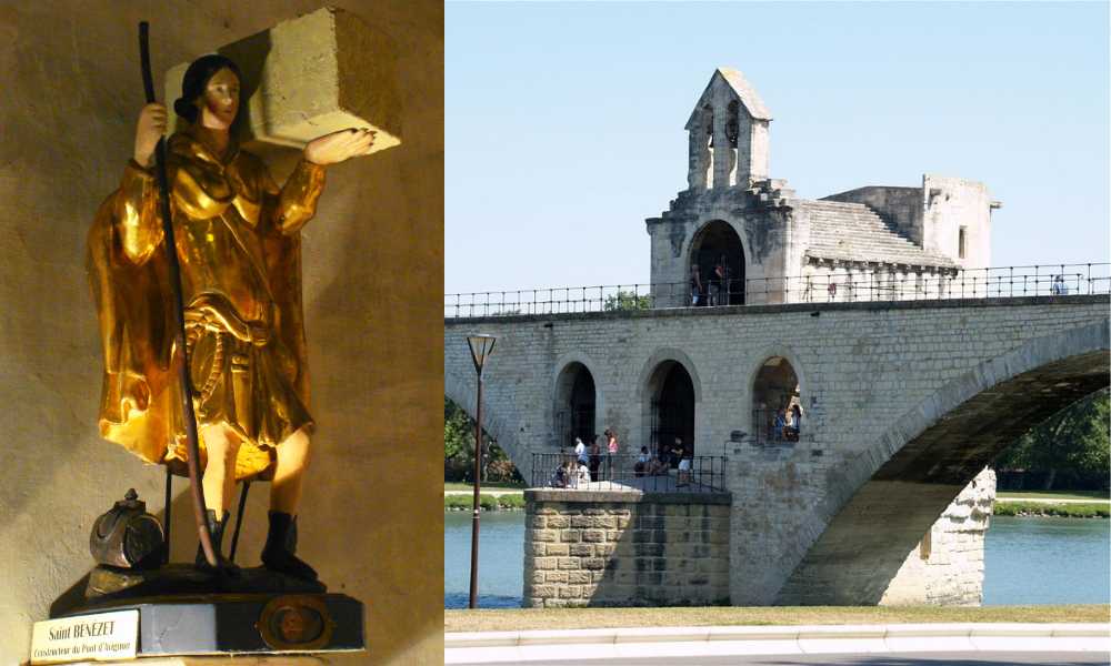 Saint Bénézet, el creador del Puente de Avignon.
