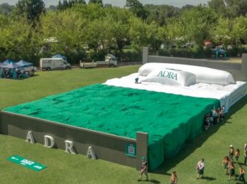 La cama más grande del mundo, en Chile.