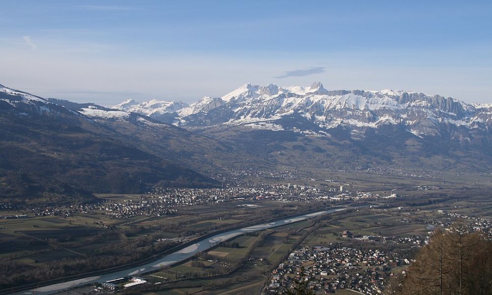 Liechtenstein, uno de los países que no tienen aeropuertos. 