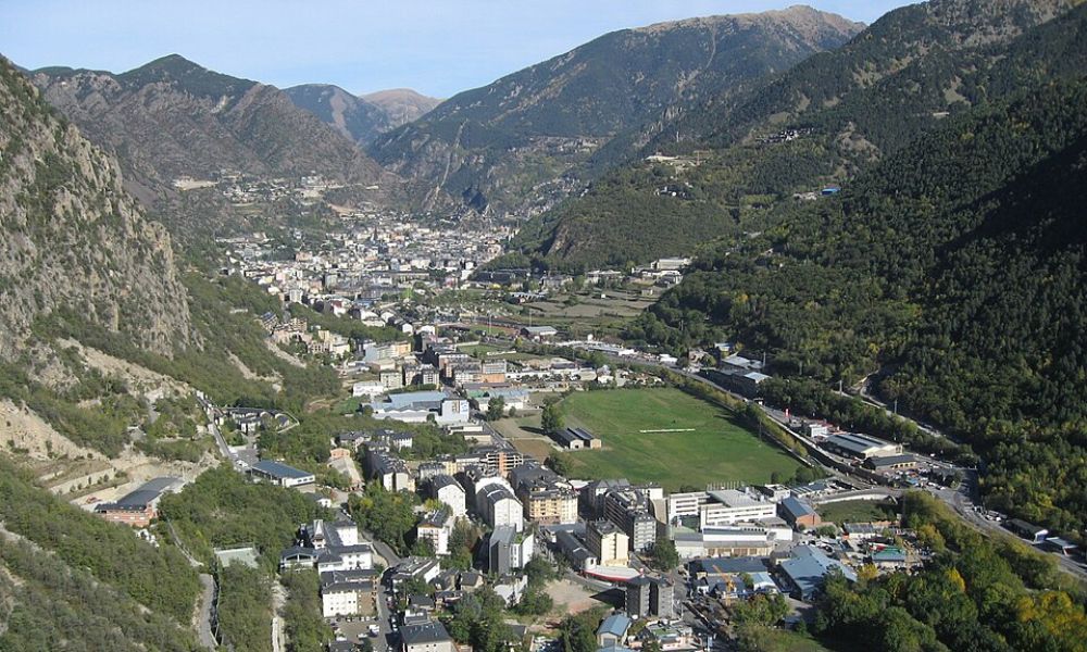 Andorra, uno de los países que no tienen aeropuertos. 