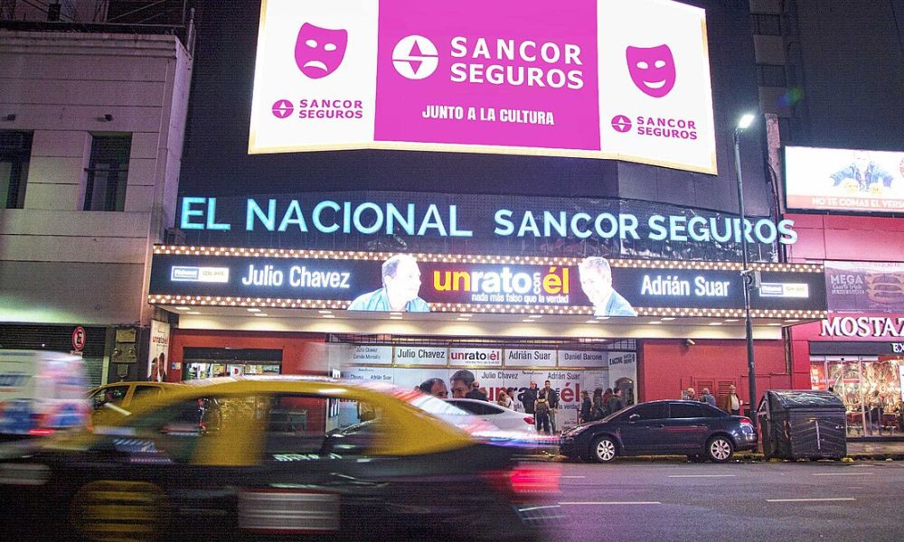 Fachada del Teatro El Nacional en la actualidad. 