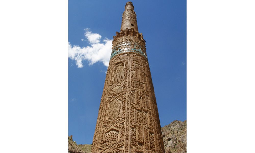 Detalles del diseño del Minarete de Jam. 