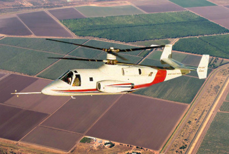 El Sikorsky S-69, que se suma a la disputa por el título al helicóptero más rápido del mundo. 