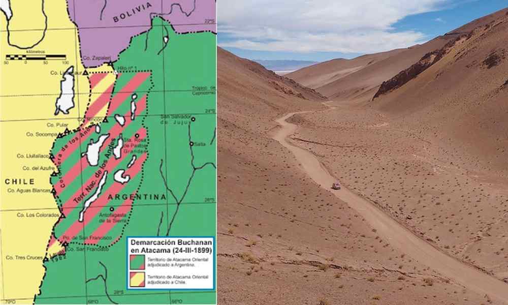 Puna de Atacama - Disputa entre Chile y Argentina