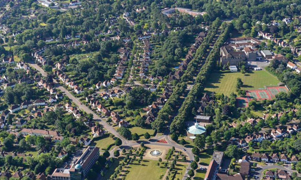 Primera ciudad jardín del mundo: Letchworth Garden City, en Inglaterra.