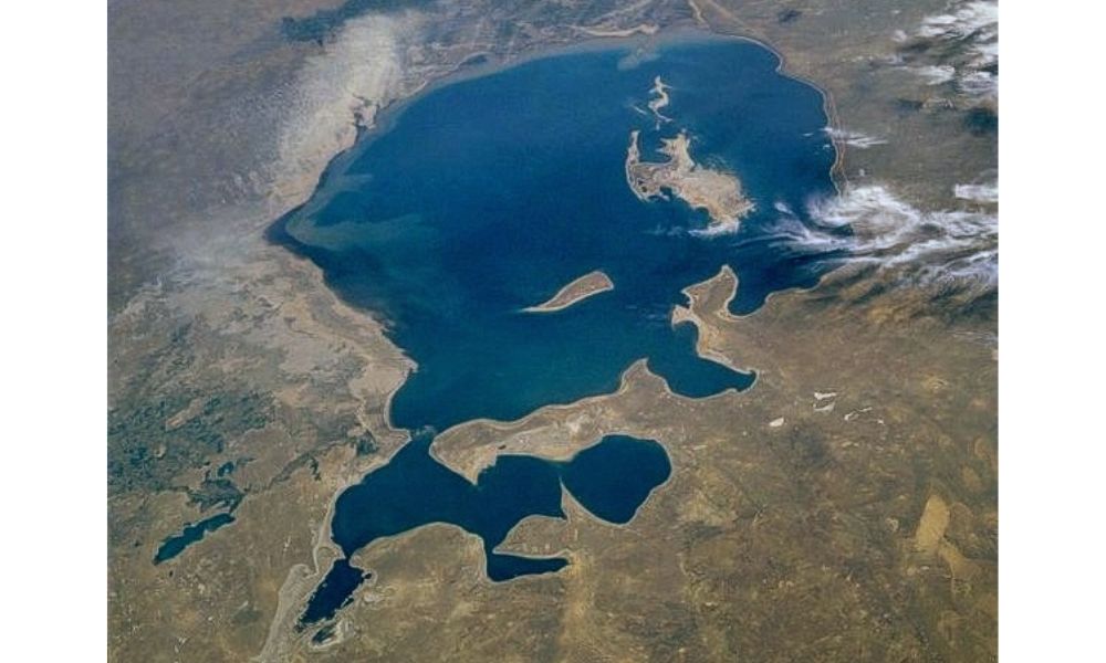 Mar de Aral en 1985.