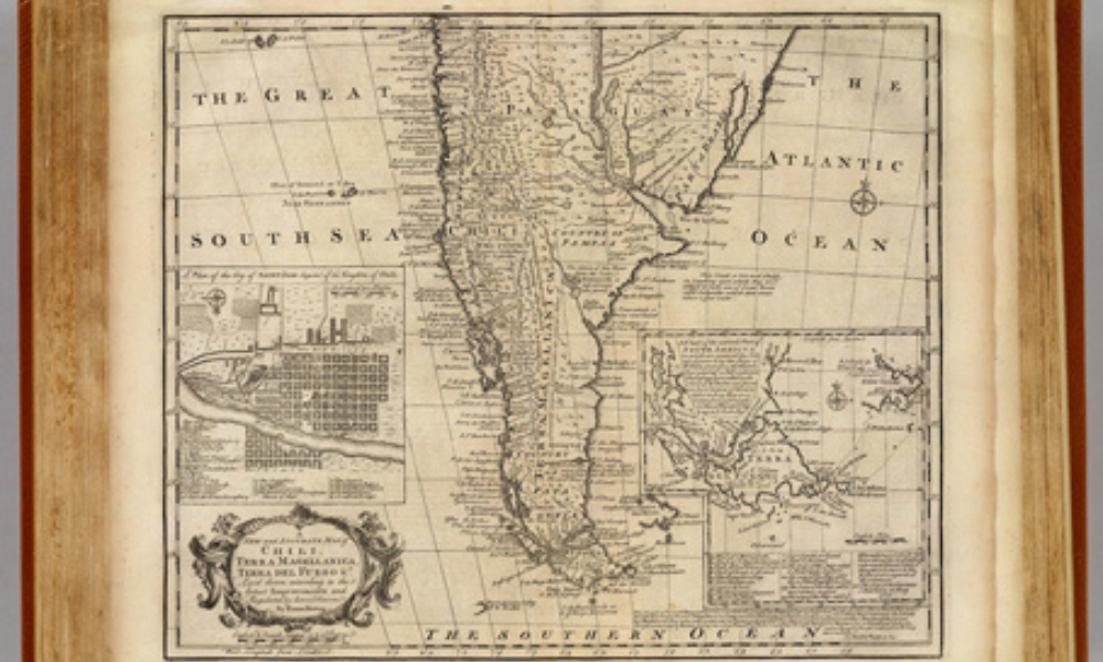 el primer mapa donde apareció "Argentina"