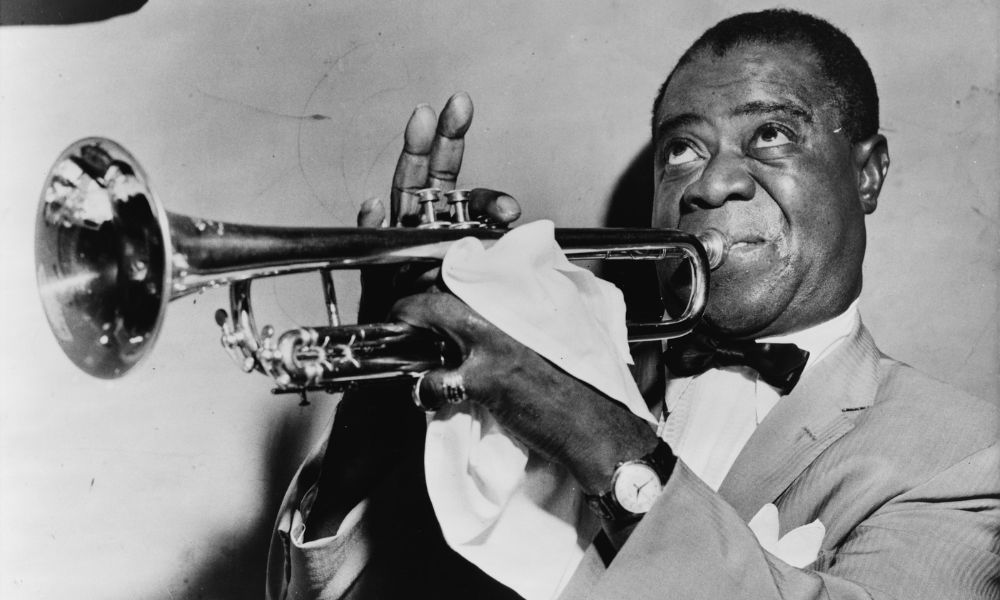 Louis Armstrong, uno de los más importantes artistas del jazz.