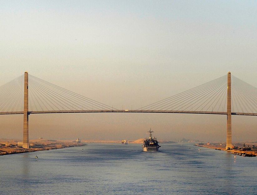 Ruta marítima más corta entre Europa y Asia - Canal de Suez