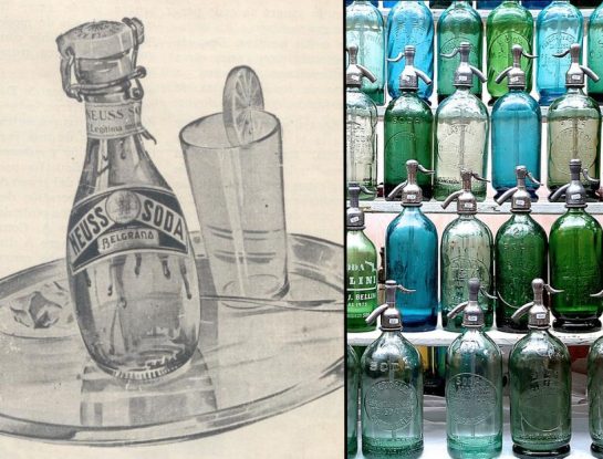 ¿En qué año abrió la primera fábrica de soda de Argentina?