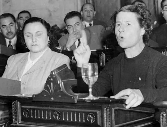 Primer grupo de legisladoras argentinas - 1952