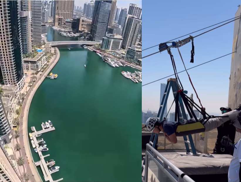 La tirolesa más larga del mundo está en Dubai