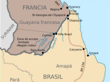 Frontera terrestre más larga de Francia es con Brasil