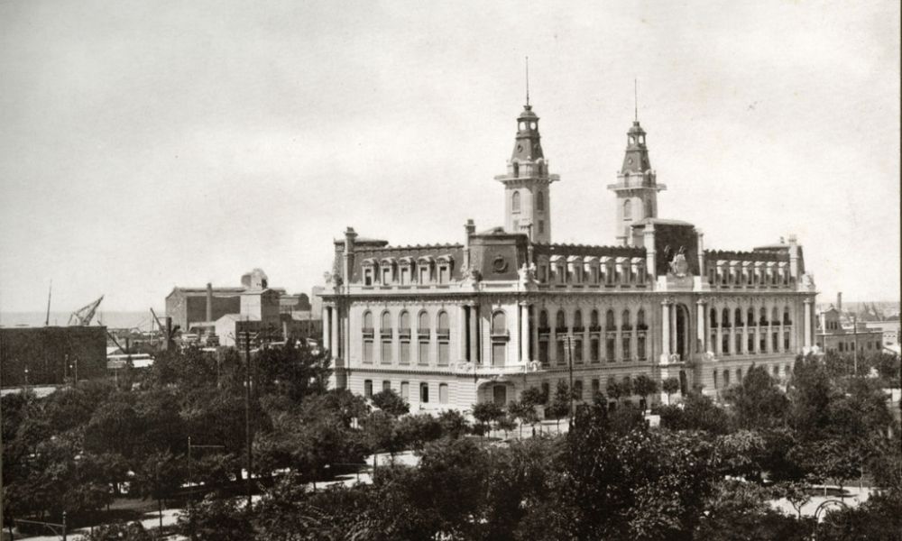 Aduana de Buenos Aires, año 1910.