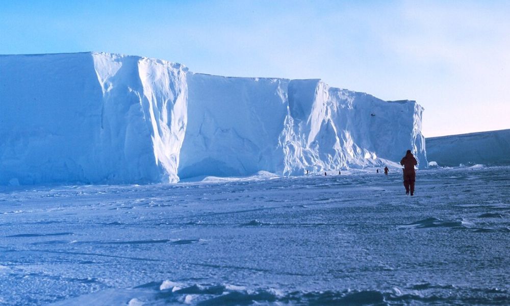 Expedición a la barrera de hielo de Ross. 