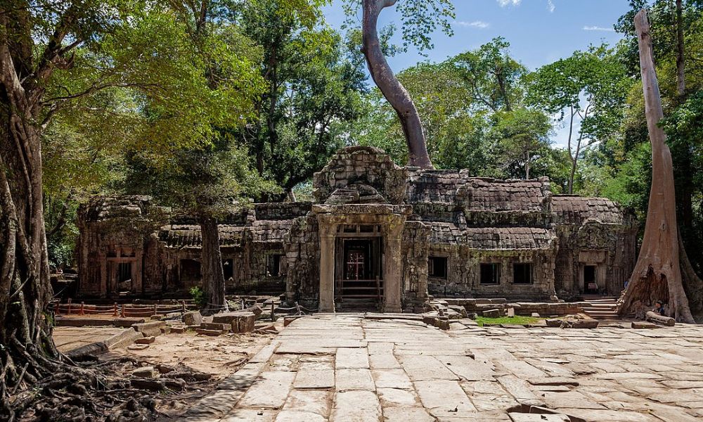 Ingreso al templo Ta Prohm.