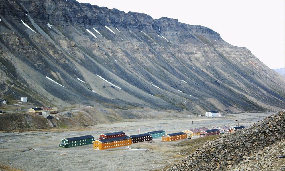 Longyearbyen, en Svalbard, Noruega