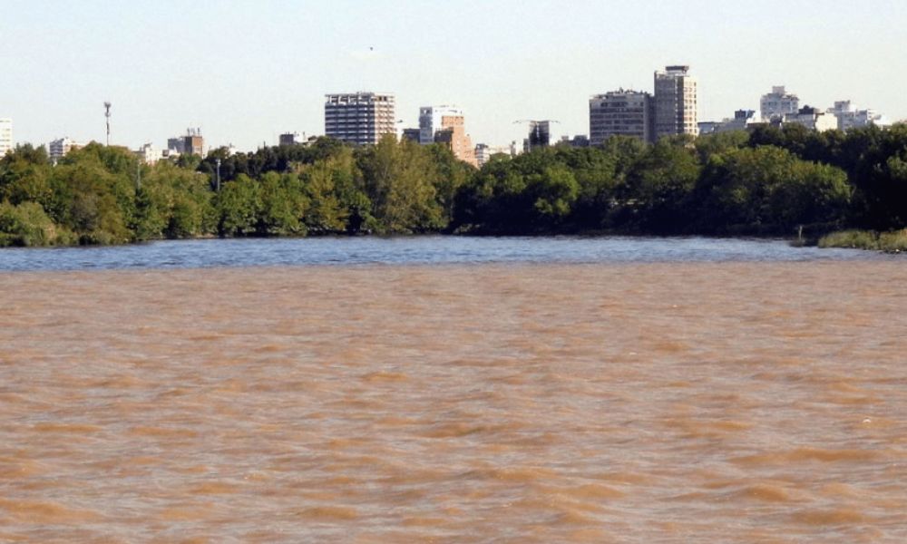 Paisaje del centro geográfico de la ciudad de Buenos Aires. 