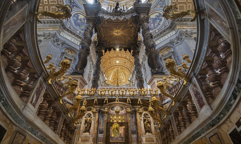 Basílica de San Pedro, en el país más pequeño del mundo sin salida al mar