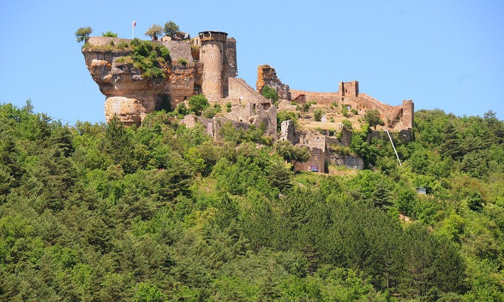 Vista panorámica del Castillo Peyrelade.