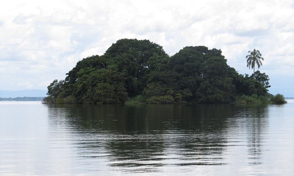 Una de las islas del lago más grande de América Central. 
