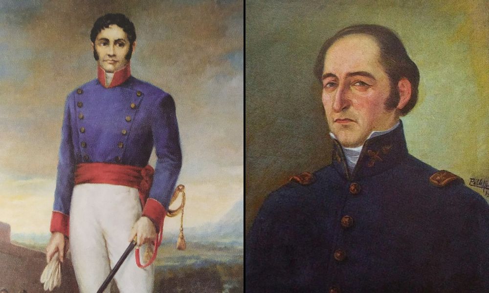 Pedro Caballero y Vicente Iturbe, militares que consiguieron la independencia de Paraguay