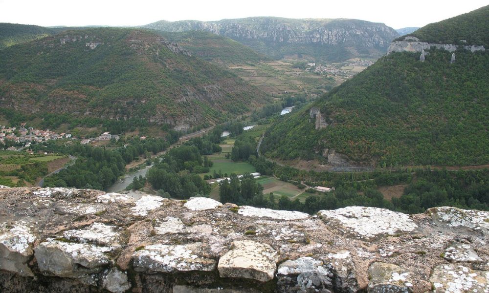 Vistas que se obtienen desde el Castillo Peyrelade.