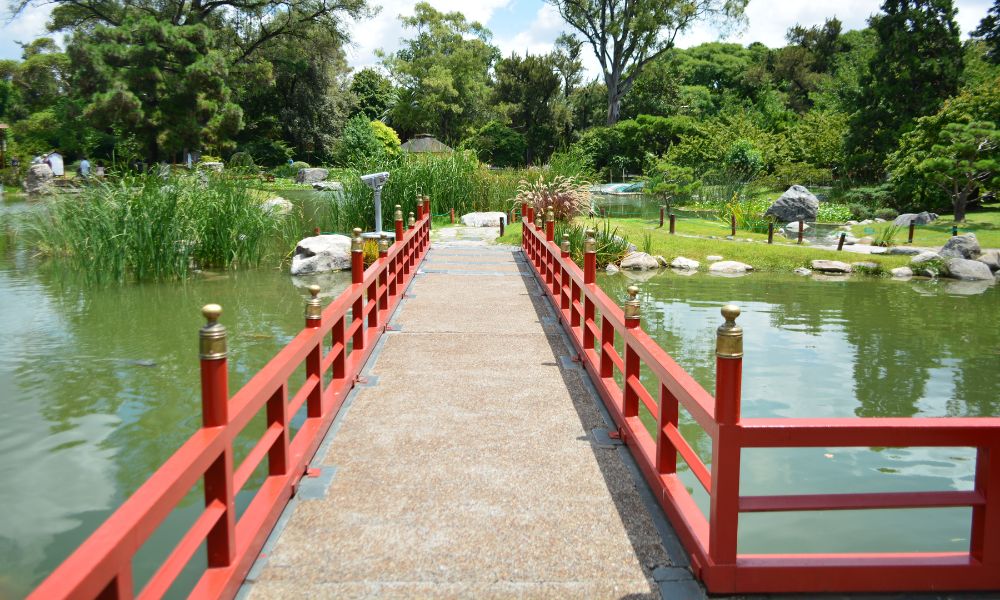 Instalaciones del Jardín japonés de Buenos Aires. 