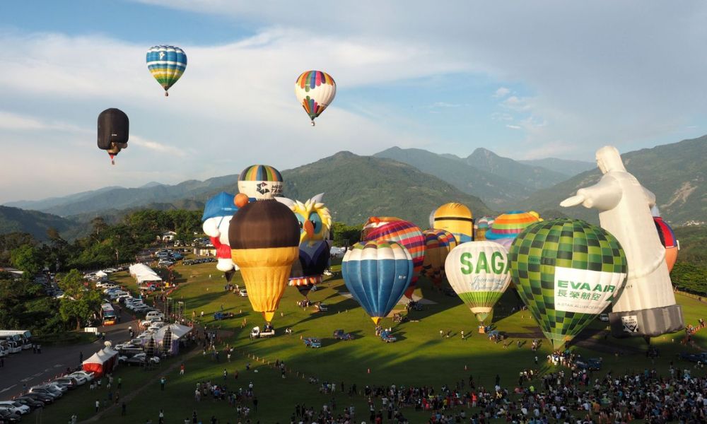 Festival Internacional de Globos, en Saga, Japón.