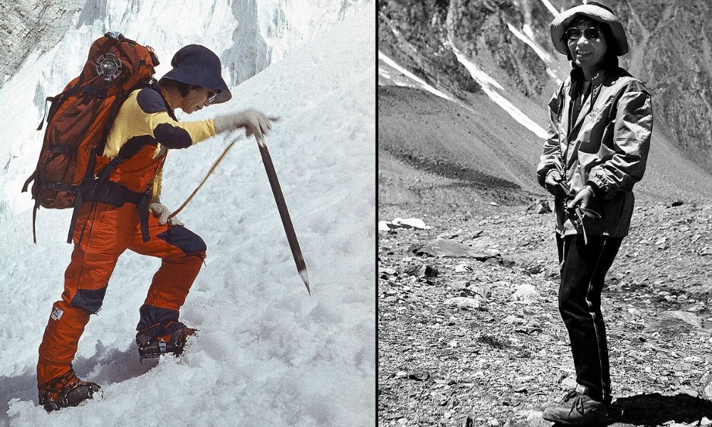 La deportista japonesa que se convirtió en la primera mujer que alcanzó la cima del monte Everest.