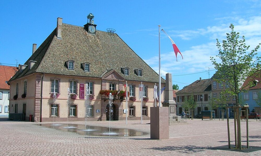 Edificio de la ciudad de Neuf-Brisach. 