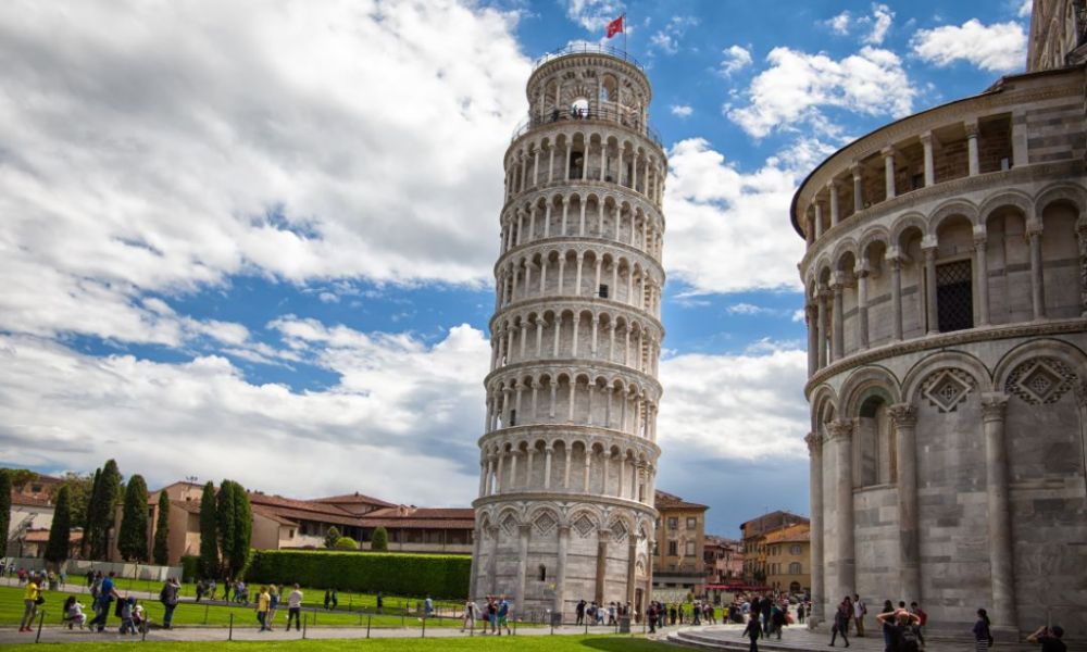 La Torre de Pisa.