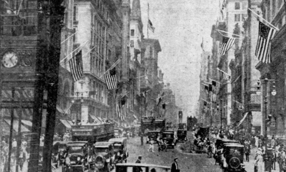 Fifth Avenue, Nueva York. 1923.