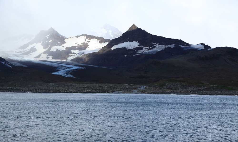 Cordillera de San Telmo en la Antártida
