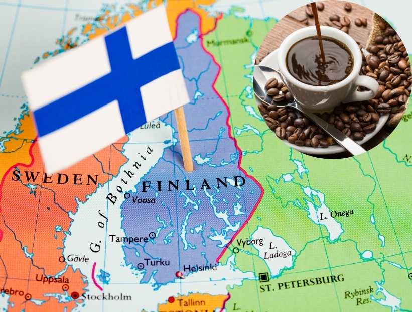 país que más café consume en el mundo: Finlandia