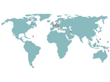 Mapa de Micro-Estados en el mundo
