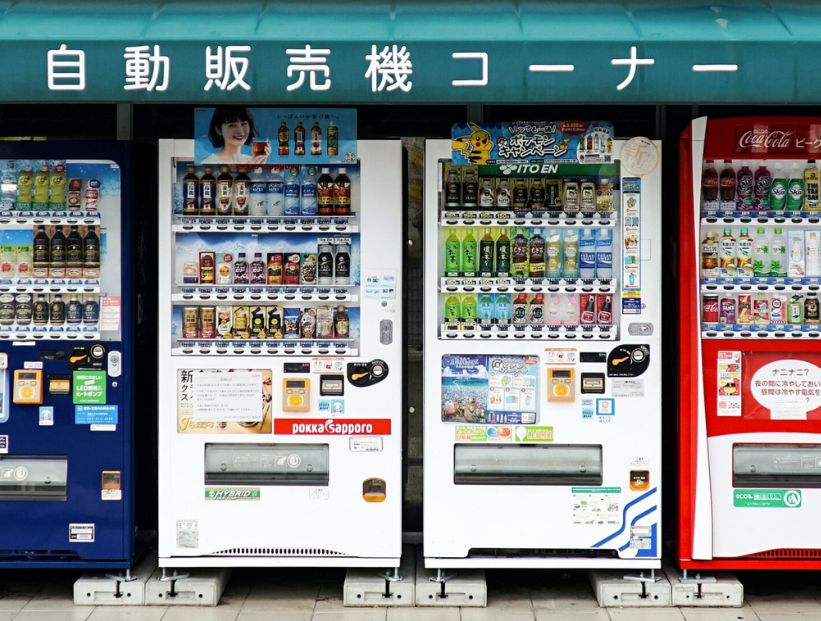 País con más máquinas expendedoras - Japón