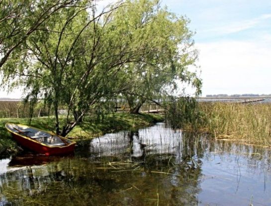 Laguna Kakel Huincul, un maravilloso espejo de agua que se esconde en Buenos Aires 