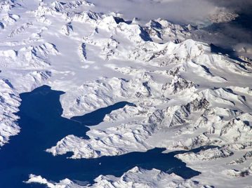 Cordillera de San Telmo en la Antártida