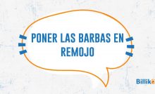 poner las barbas en remojo