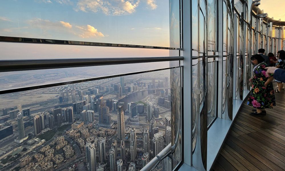 Uno de los miradores del Burj Khalifa. 