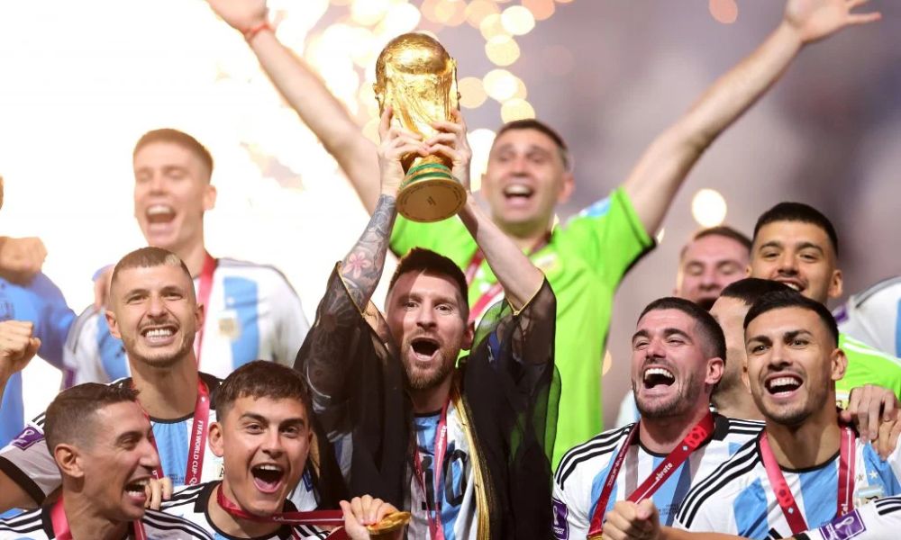 Festejos de la selección argentina - Mundial de Catar 2022