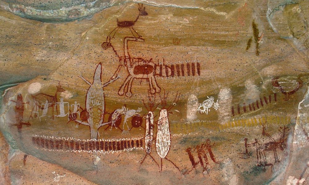 Pinturas rupestres del parque nacional Sierra de Capivara.