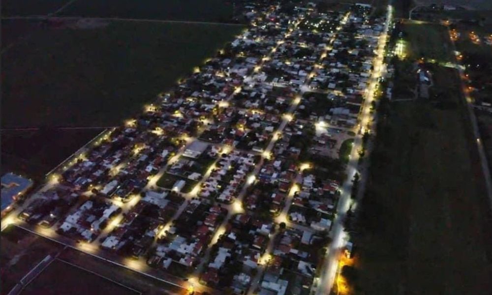 Vista aérea de El Arañado. 