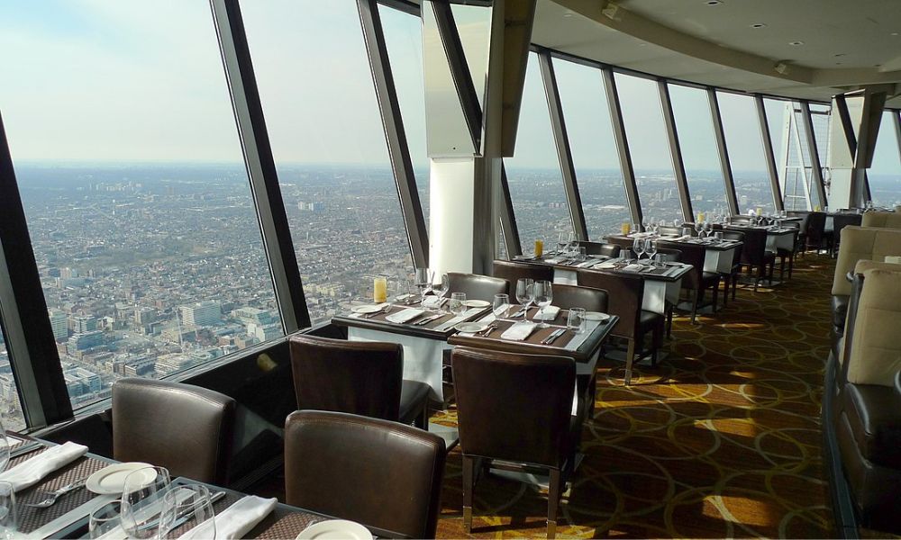 Restaurante de la torre más alta de América.
