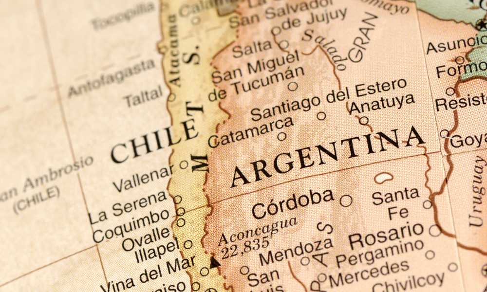 El límite entre Chile y Argentina